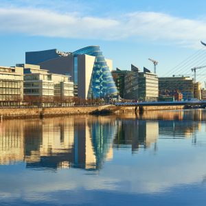 View of Dublin City - Contact CloudAssist page